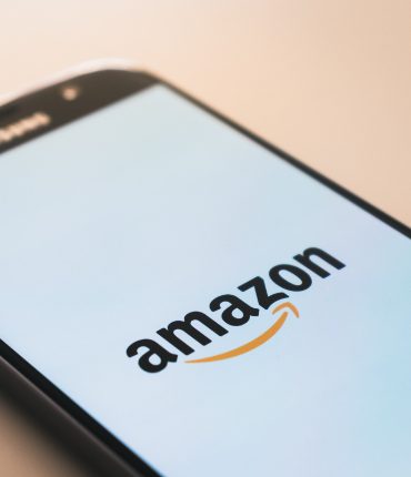 The Amazon shopping app open on a smartphone